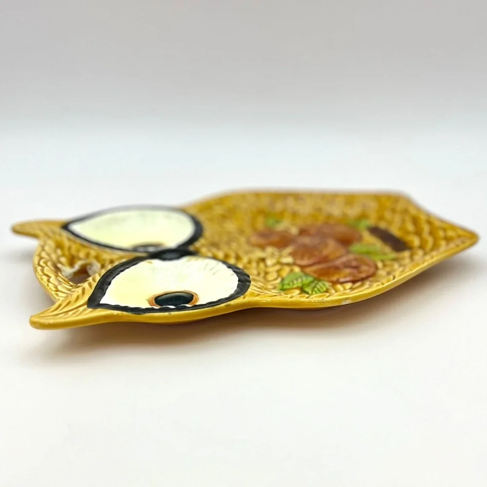 Vintage Florida Souvenir Owl Spoon Rest Oranges‎ Ceramic Trivet Wall Art 4